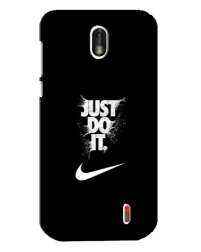Чехол для Nokia 1 с картинкой «Текстовый принт Nike»