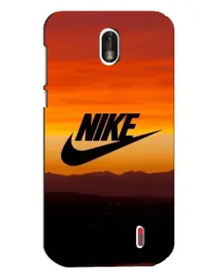 Чехол для Nokia 1 с картинкой «Nike — вечерний горизонт»