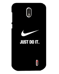 Чехол для Nokia 1 с картинкой «Классический принт Nike»