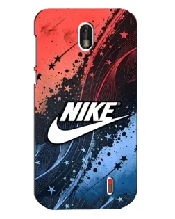 Чехол для Nokia 1 с картинкой «Градиентный принт Найк»