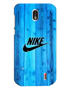 Чехол для Nokia 1 с картинкой «Голубое дерево Nike»