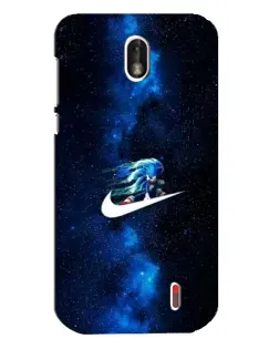 Чехол для Nokia 1 с картинкой «Звездный путь Nike»
