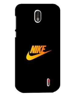 Чехол для Nokia 1 с картинкой «Золотой логотип Nike»