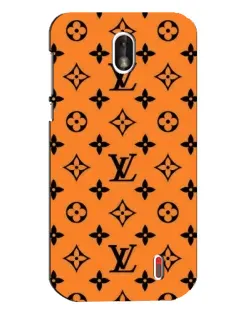 Чохол для Nokia 1 з картинкою «Помаранчевий стиль LV»