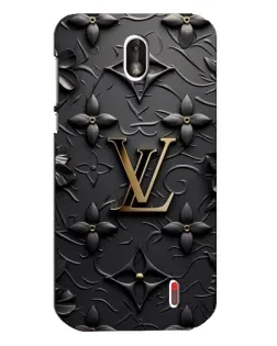 Чохол для Nokia 1 з картинкою «Шкіряна текстура LV»
