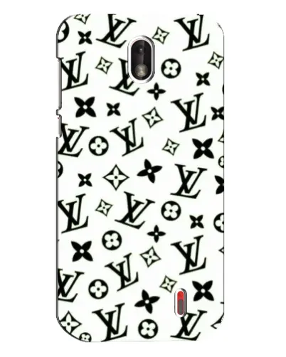Чохол для Nokia 1 з картинкою «Монохромний хаос LV» Чохол для Nokia 1 з картинкою «Монохромний хаос LV»