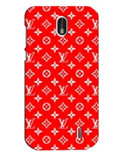Чохол для Nokia 1 з картинкою «Яскравий паттерн LV»
