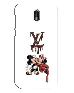 Чохол для Nokia 1 з картинкою «LV та Міккі Маус»