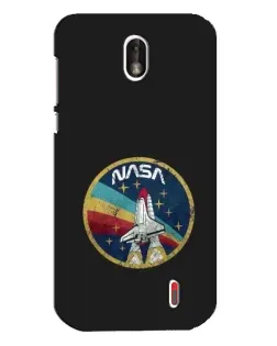 Чехол для Nokia 1 с картинкой «NASA — эмблема миссии»