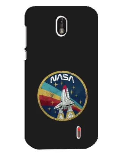 Чехол для Nokia 1 с картинкой «NASA — эмблема миссии»