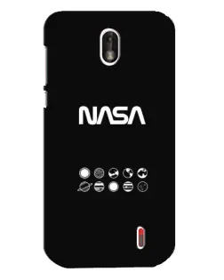 Чехол для Nokia 1 с картинкой «NASA — технический принт»