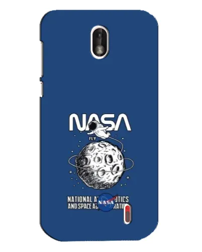 Чехол для Nokia 1 с картинкой «NASA — лунная миссия»