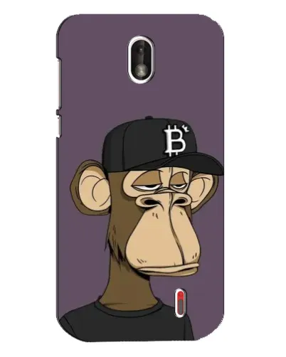 Чехол для Nokia 1 с картинкой «Bored Ape в кепке»
