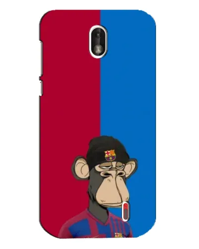 Чехол для Nokia 1 с картинкой «Bored Ape — фанат Барсы»