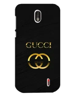 Чехол для Nokia 1 с картинкой «Золотой логотип Gucci»