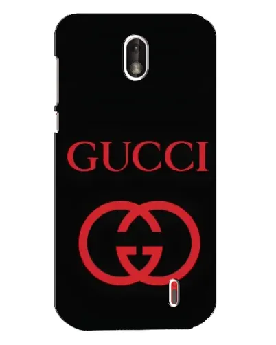 Чехол для Nokia 1 с картинкой «Gucci — красный логотип»