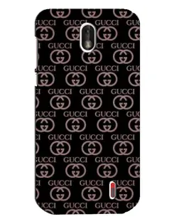 Чехол для Nokia 1 с картинкой «Классическая монограмма Gucci»