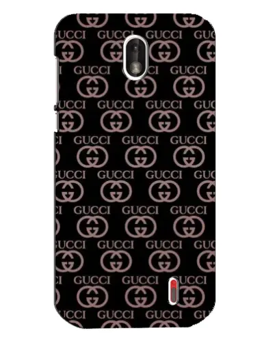 Чехол для Nokia 1 с картинкой «Классическая монограмма Gucci»