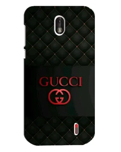 Чехол для Nokia 1 с картинкой «Gucci — стеганый черный»