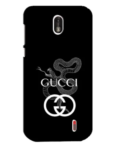 Чехол для Nokia 1 с картинкой «Gucci — серебряная змея»