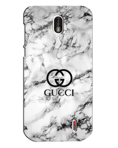 Чехол для Nokia 1 с картинкой «Gucci — мраморный шик»