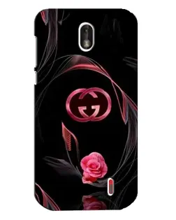 Чехол для Nokia 1 с картинкой «Gucci — неоновая роза»
