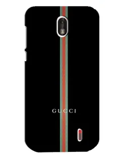 Чехол для Nokia 1 с картинкой «Gucci — строгая линия»