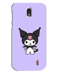 Чохол для Nokia 1 з картинкою «Kuromi — ніжний фіолетовий»