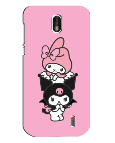 Чохол для Nokia 1 з картинкою «My Melody та Kuromi» Чохол для Nokia 1 з картинкою «My Melody та Kuromi»