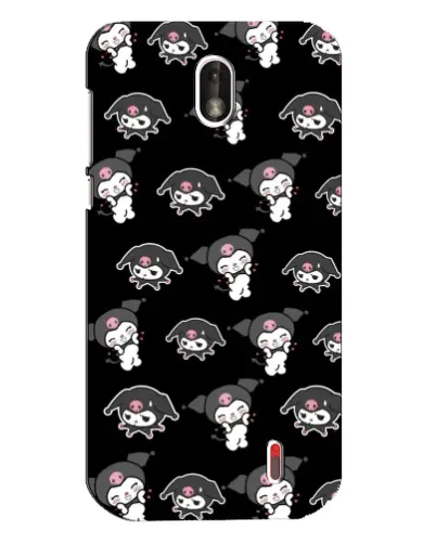 Чохол для Nokia 1 з картинкою «Чорний паттерн Kuromi» Чохол для Nokia 1 з картинкою «Чорний паттерн Kuromi»