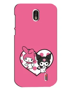 Чохол для Nokia 1 з картинкою «Kuromi та My Melody»