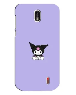 Чохол для Nokia 1 з картинкою «Kuromi — фіолетовий мінімалізм»