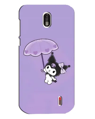 Чохол для Nokia 1 з картинкою «Kuromi з парасолькою» Чохол для Nokia 1 з картинкою «Kuromi з парасолькою»