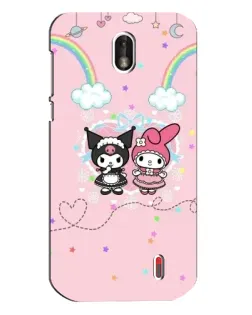 Чохол для Nokia 1 з картинкою «My Melody та Kuromi»