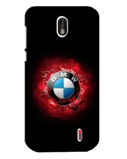 Чехол для Nokia 1 с картинкой «Логотип BMW — вспышка»