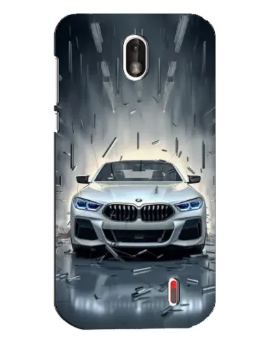 Чехол для Nokia 1 с картинкой «BMW в свете фар»