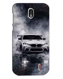 Чехол для Nokia 1 с картинкой «BMW сквозь туман»