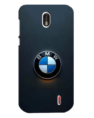 Чехол для Nokia 1 с картинкой «Логотип BMW — минимализм»