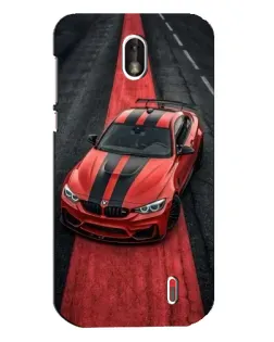 Чехол для Nokia 1 с картинкой «BMW на красной дорожке»