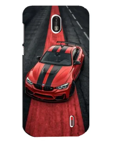 Чехол для Nokia 1 с картинкой «BMW на красной дорожке»