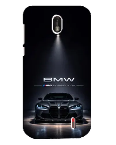 Чехол для Nokia 1 с картинкой «BMW сквозь ночной город» Чехол для Nokia 1 с картинкой «BMW сквозь ночной город»