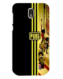 Чохол для Nokia 1 з картинкою «PUBG — камуфляжний шолом» Чохол для Nokia 1 з картинкою «PUBG — камуфляжний шолом»