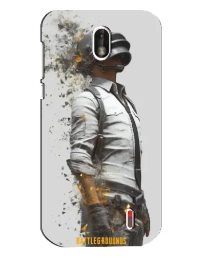 Чохол для Nokia 1 з картинкою «PUBG — боєць у пилу»
