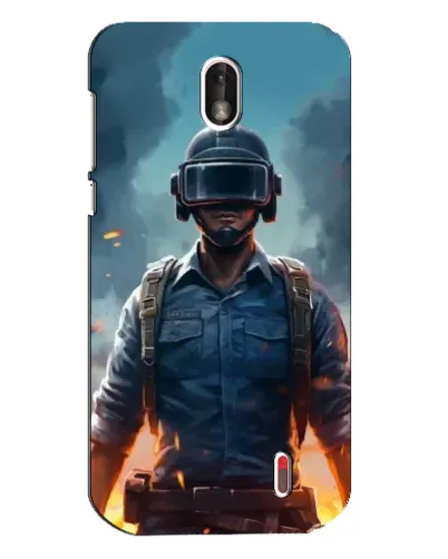 Чохол для Nokia 1 з картинкою «PUBG — реалістичний герой»