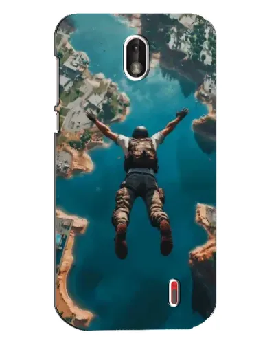 Чохол для Nokia 1 з картинкою «PUBG — вільне падіння»