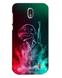 Чохол для Nokia 1 з картинкою «PUBG — вогняний воїн»