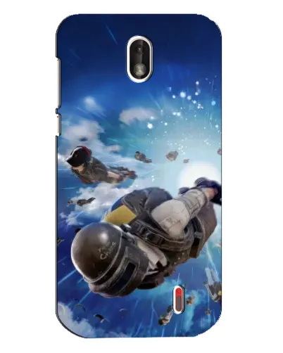 Чохол для Nokia 1 з картинкою «Десант PUBG — стрибок»