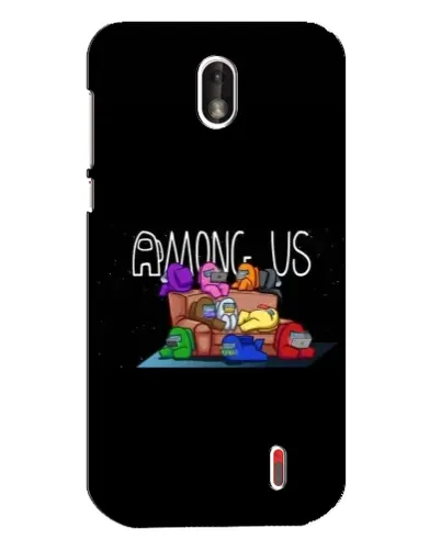 Чохол для Nokia 1 з картинкою «Логотип Among Us»