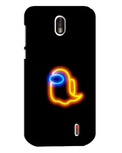 Чохол для Nokia 1 з картинкою «Among Us неонове сяйво»
