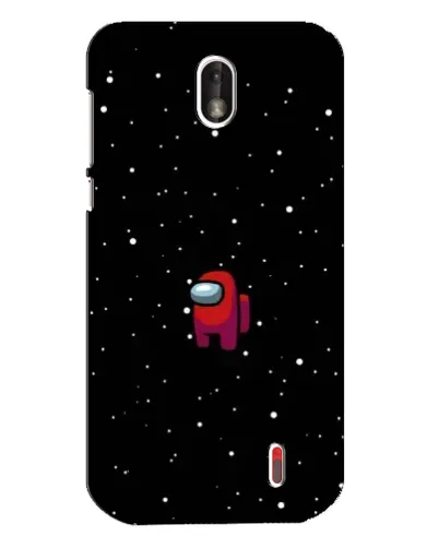 Чохол для Nokia 1 з картинкою «Червоний Among Us»